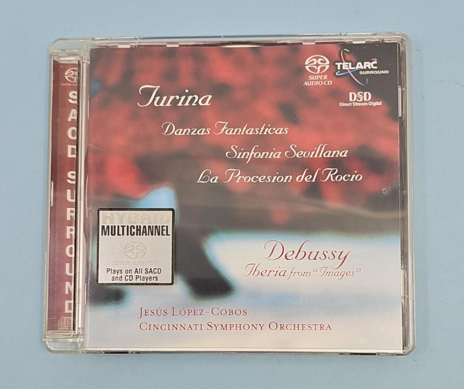 Music Of Turina Debussy CD Cincinnati Symohony Orchestra SACD 2001
