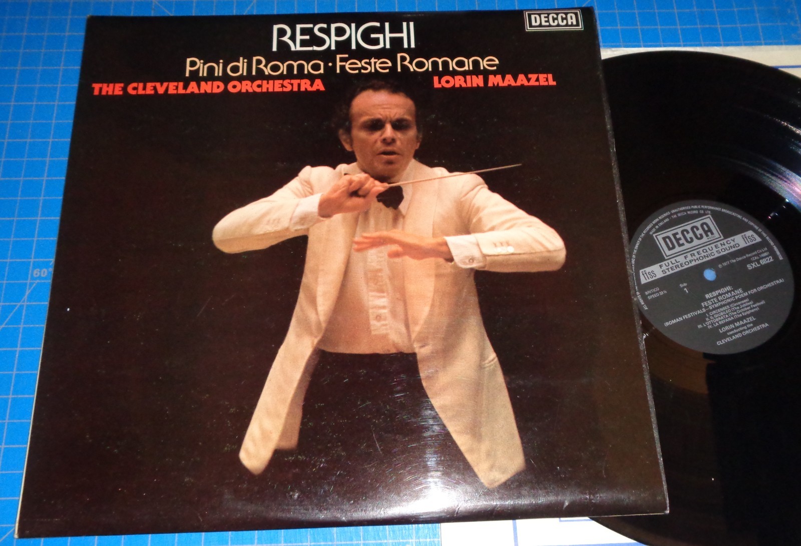 Lorin Maazel RESPIGHI Pini di  Roma, Feste Romane - Decca SXL 6822