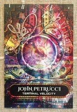 John Petrucci - Terminal Velocity (Pearl / Turquoise 2-LP + Signed Card) Portnoy picture