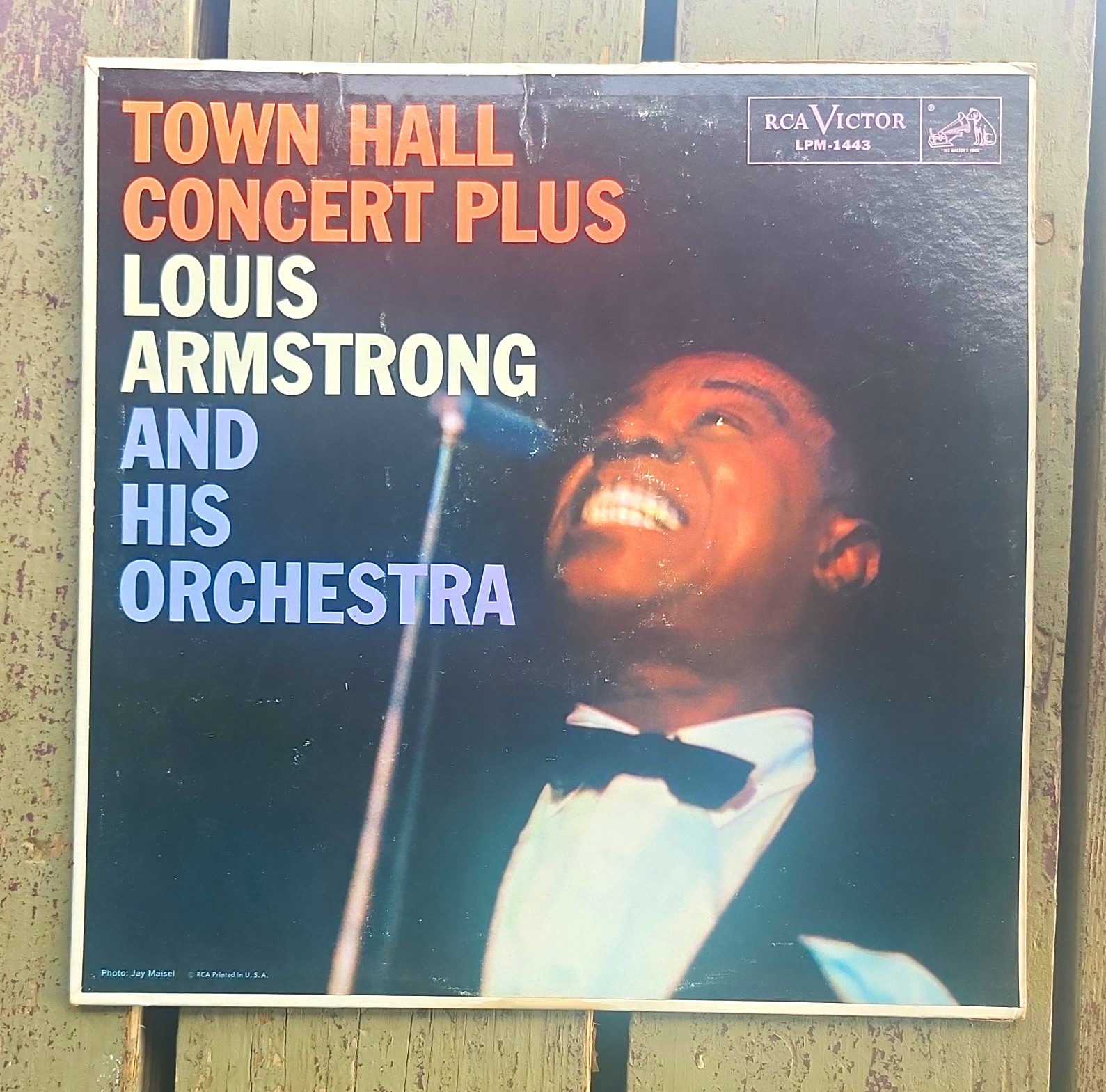 RCA Victor Louis Armstrong Town Hall Concert Plus LPM-1443 1957 LP 33 RPM