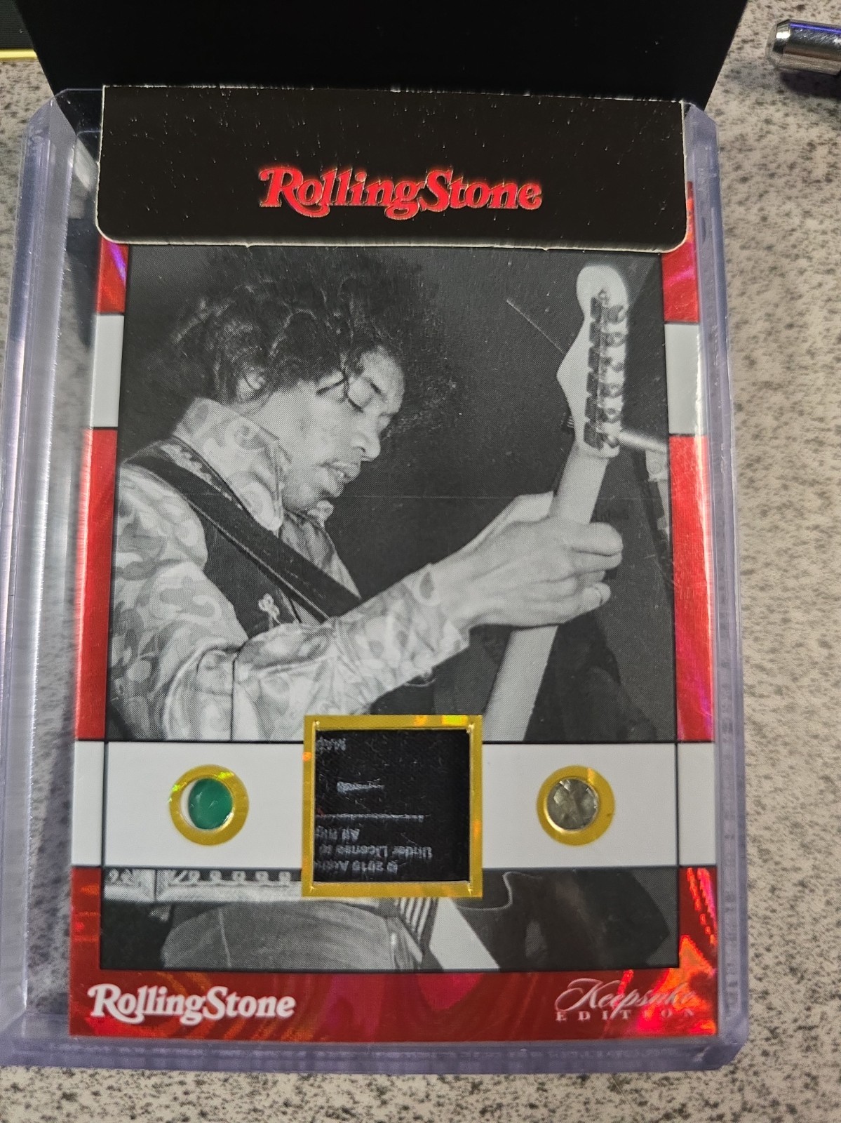 2025 Rolling Stones Jimi Hendrix Gemstone/Patch Laundry Tag 3/10 #36