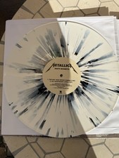 Metallica Death Magnetic Las Vegas Pop Up Shop White And Black Splatter Vinyl picture