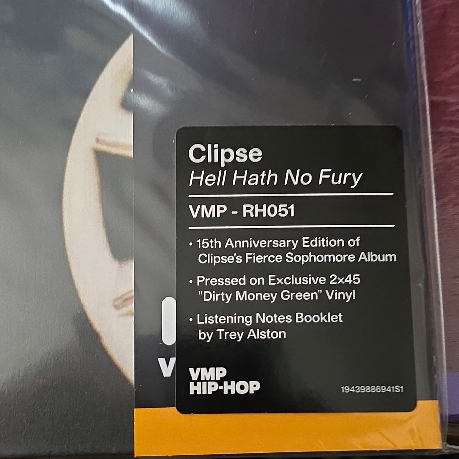 Clipse Hell Hath No Fury 15th Anniversary 2LP Vinyl 45 RPM Colored VMP-RH051
