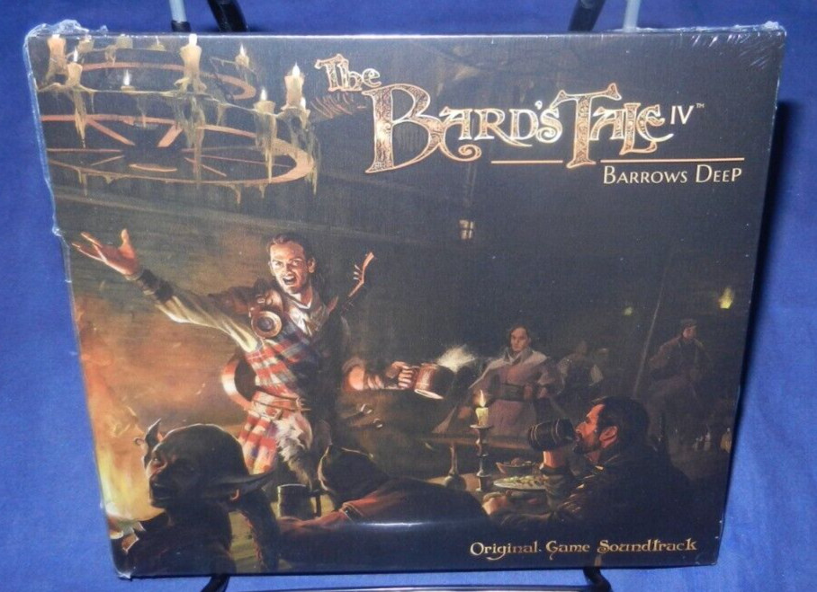 NEW Sealed, The Bard\'s Tale IV Barrows Deep Original Game Soundtrack, 