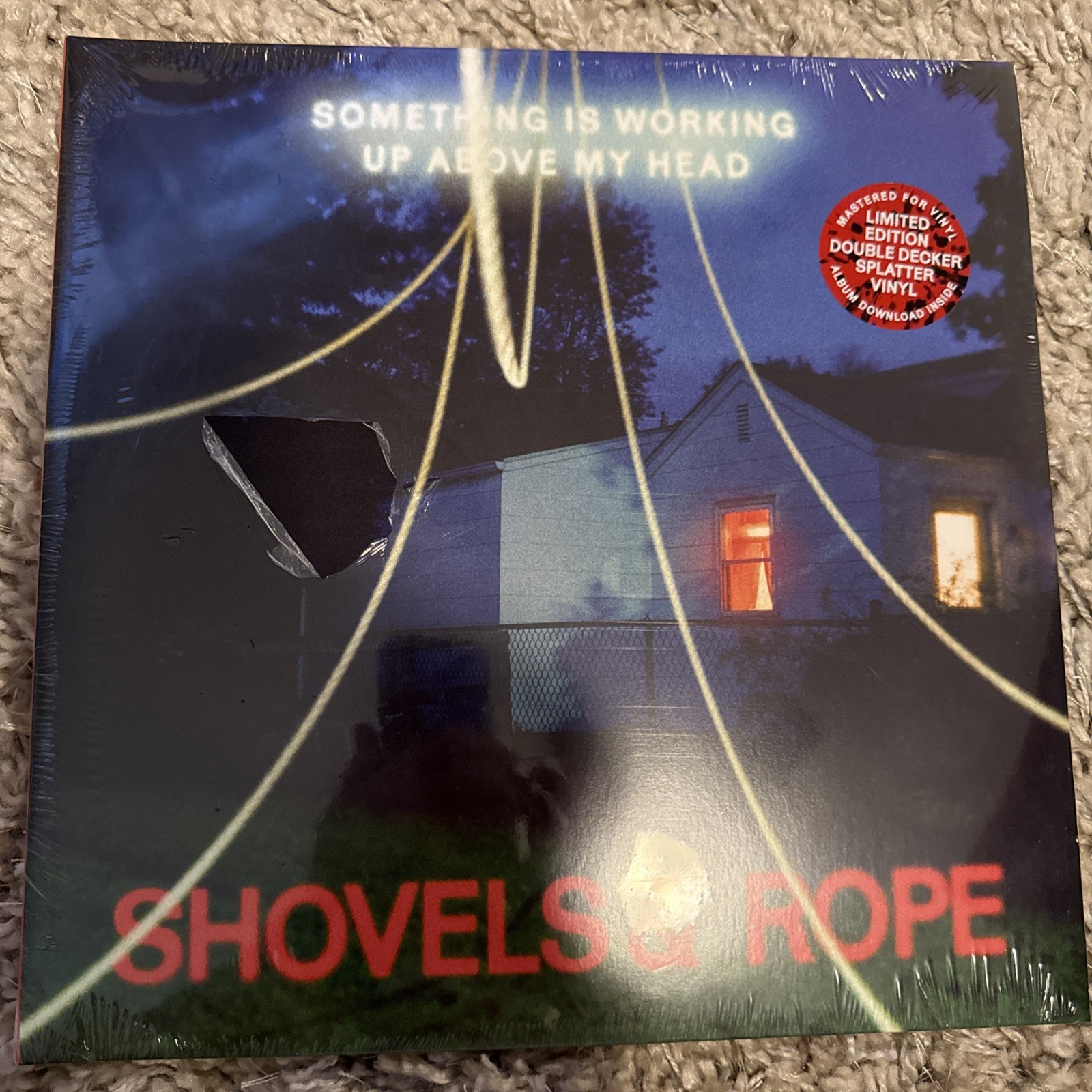 Something Is Working Up above My Head by Shovels & Rope Splatter Vinyl New 