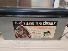 Vintage Crest 8-Track Tape Cartridge console  Storage CASE rare picture