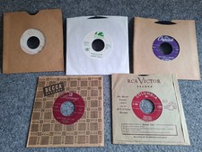 5 Classic Christmas 45s - Boogie Woogie, Grandma, DWI, Old Card, Yingle, I Yust picture
