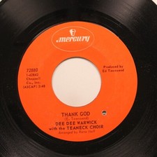 Soul 45 Dee Dee Warwick - Thank God / Foolish Fool On Mercury picture