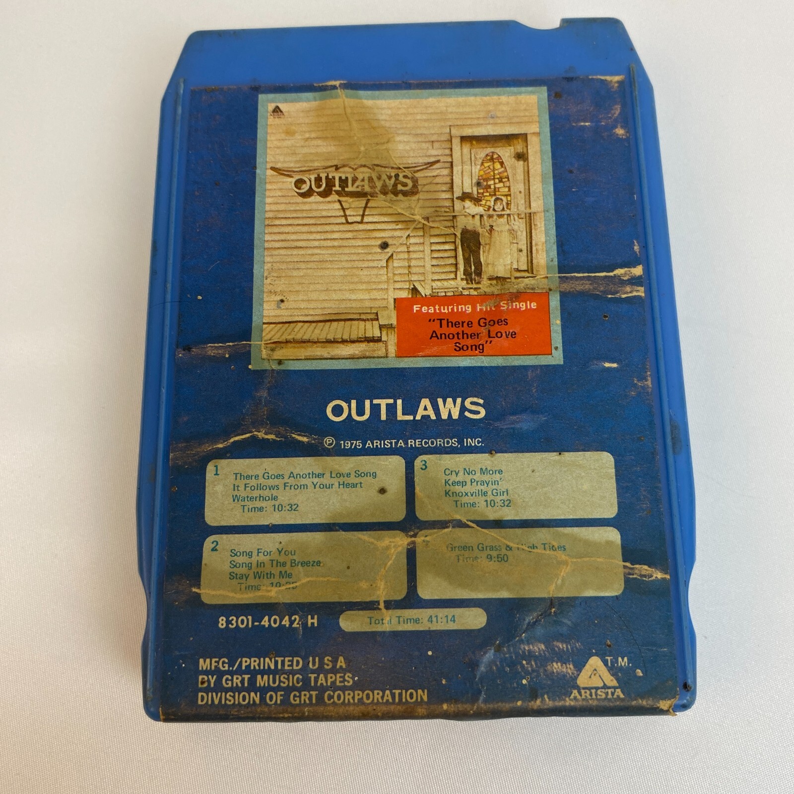 Outlaws (Self-Titled) 8 Track Tape ft. There Goes Another Love Song