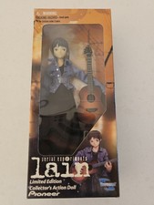 RARE Serial Experiments Lain Limited Edition Doll Figure Pioneer Toynami Guitar  picture