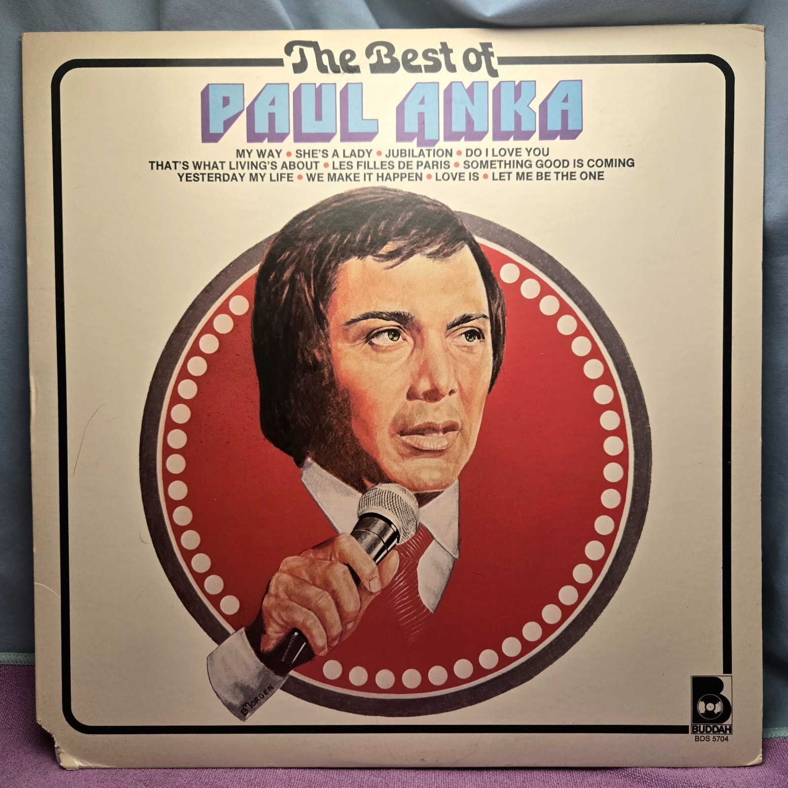 Paul Anka The Best Of Paul Anka Vinyl LP Buddah BDS 5704 NM Vinyl EX Jacket