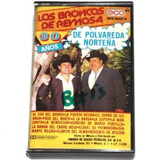Los Broncos De Reynosa - 30 Años de Polvadera Norteña Cassette Tape PLAY TESTED picture