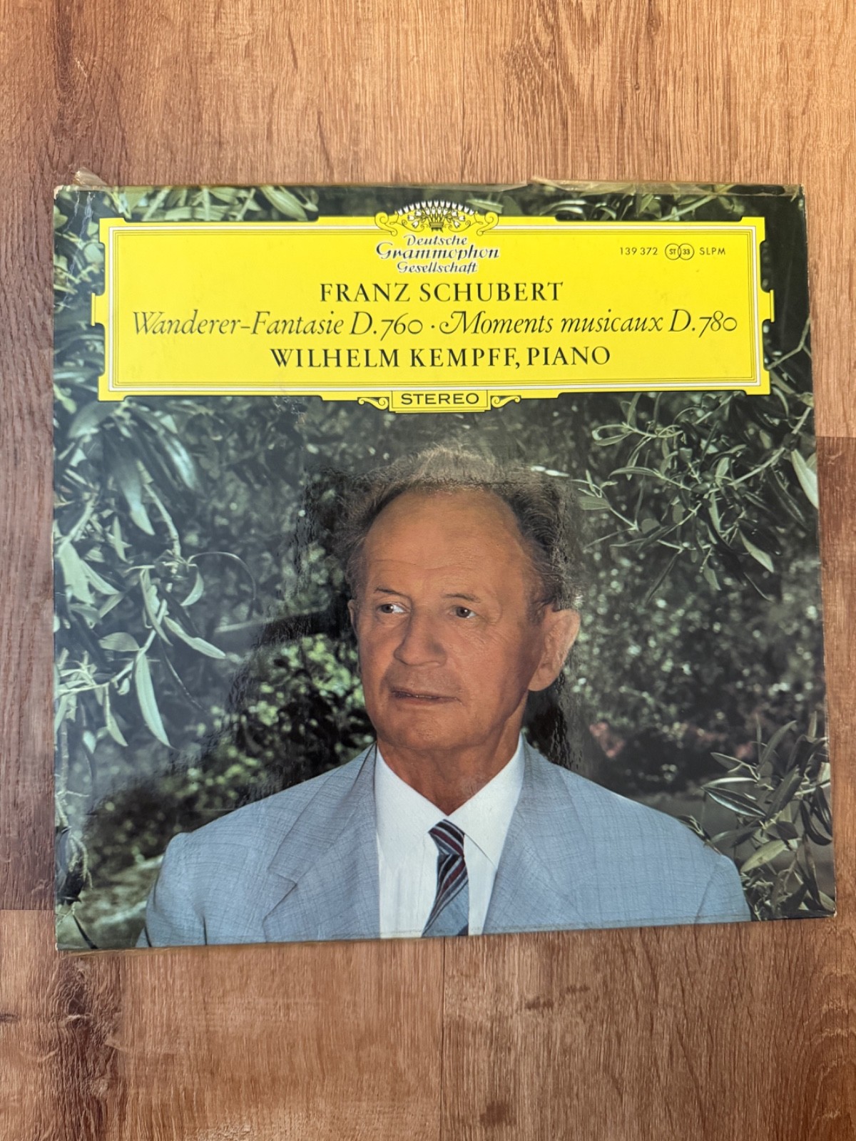 Schubert Wanderer-Fantasie Moments Musicaux Wilhelm Kempff DG 139 372 Vinyl LP