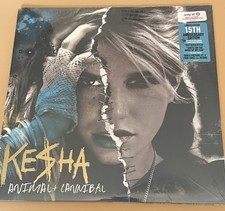 Kesha Ke$ha Animal + Cannibal Limited Black White Splatter Color Vinyl 2LP New picture