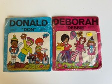 Vintage My Name Records Donald Don & Deborah Debbie Personalized Record Lot picture