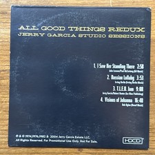 Jerry Garcia All Good Things Redux Bonus Disc Only 1 CD EXC picture