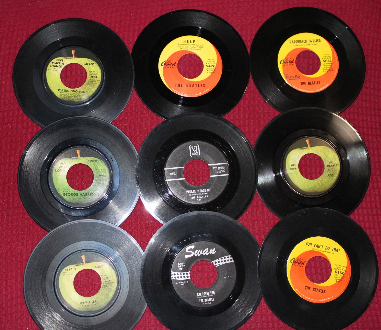 45 rpm Lot (200+) Top Cond~60s 70s Play Tested~Rock~Soul~R&B~Beatles~Presley~