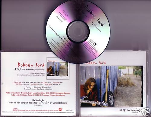 ROBBEN FORD Keep On Running RARE TST PROMO CD Single 