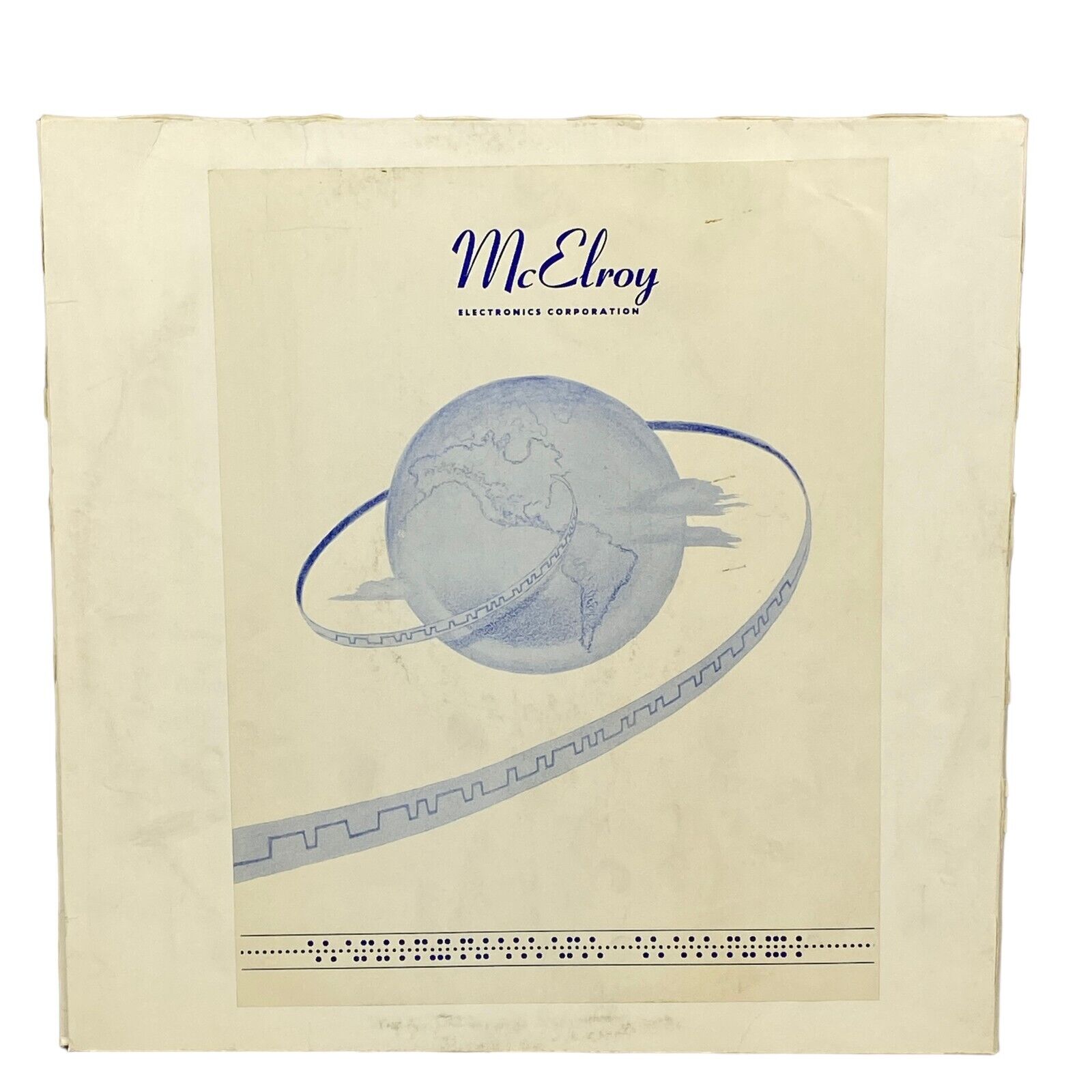 Set of 3 Discs, McElroy Electronics Corporation - Record Set MC 209 Vinyl Record