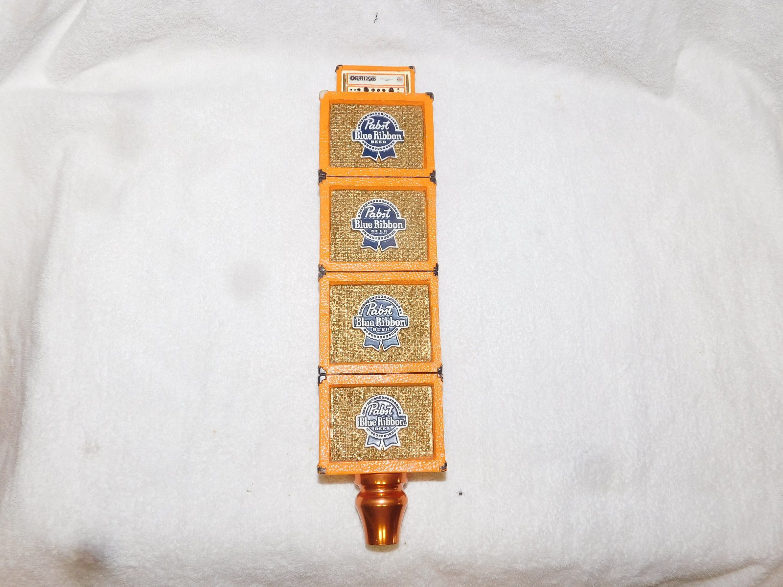 Extremely RARE Pabst Blue Ribbon x Orange Amps / Amplifier Tap Handle
