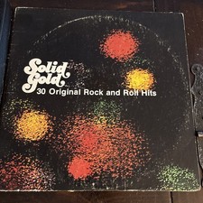 1972 Solid Gold 30 Original Rock And Roll Hits Vinyl Record Album picture