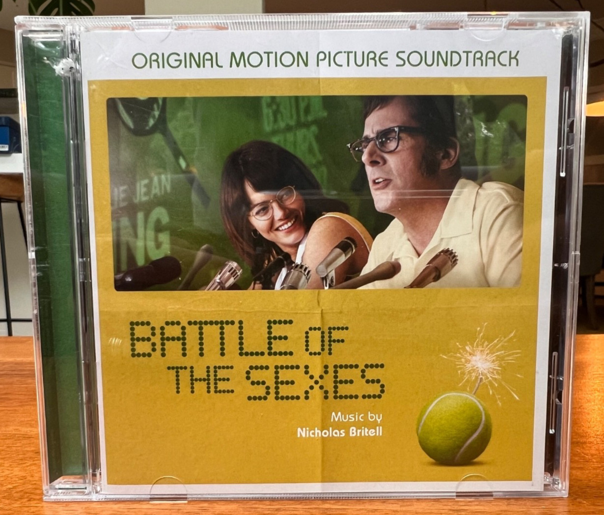 Battle of the Sexes - MOTION PICTURE SOUNDTRACK CD - SIGNED by Nicholas Britell