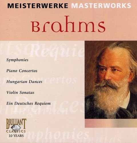 Brahms: Meisterwerke/Jubileum 10CD set.Symphonies:Piano,Violin Concertos;Requiem