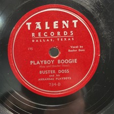 Buster Doss And His Arkansas Playboys – Let's Go Fishing / Playboy Boogie - VG+ picture