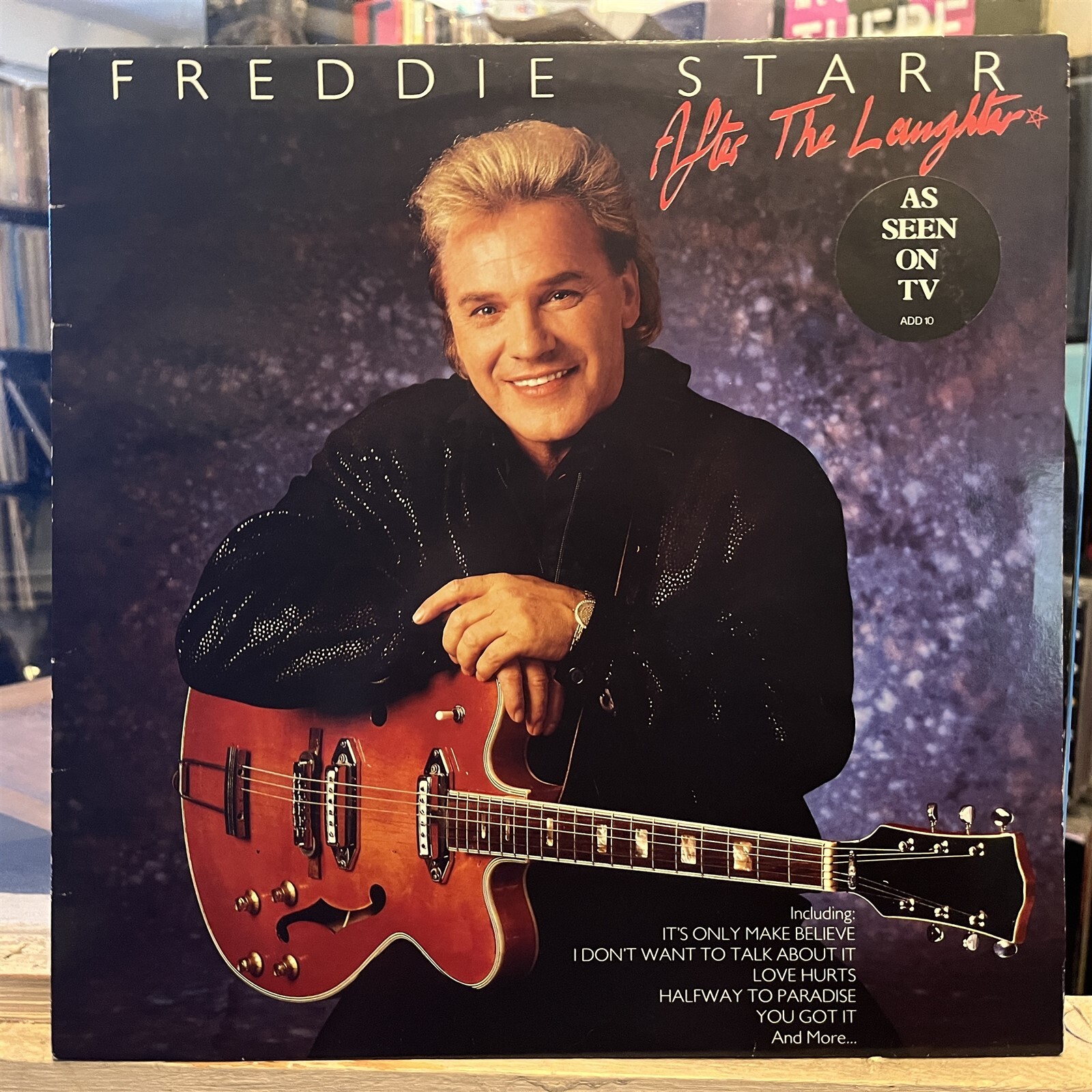 [ROCK/POP]~EXC LP~FREDDIE STARR~After The Laughter~[1989~DOVER]~UK IMPORT~