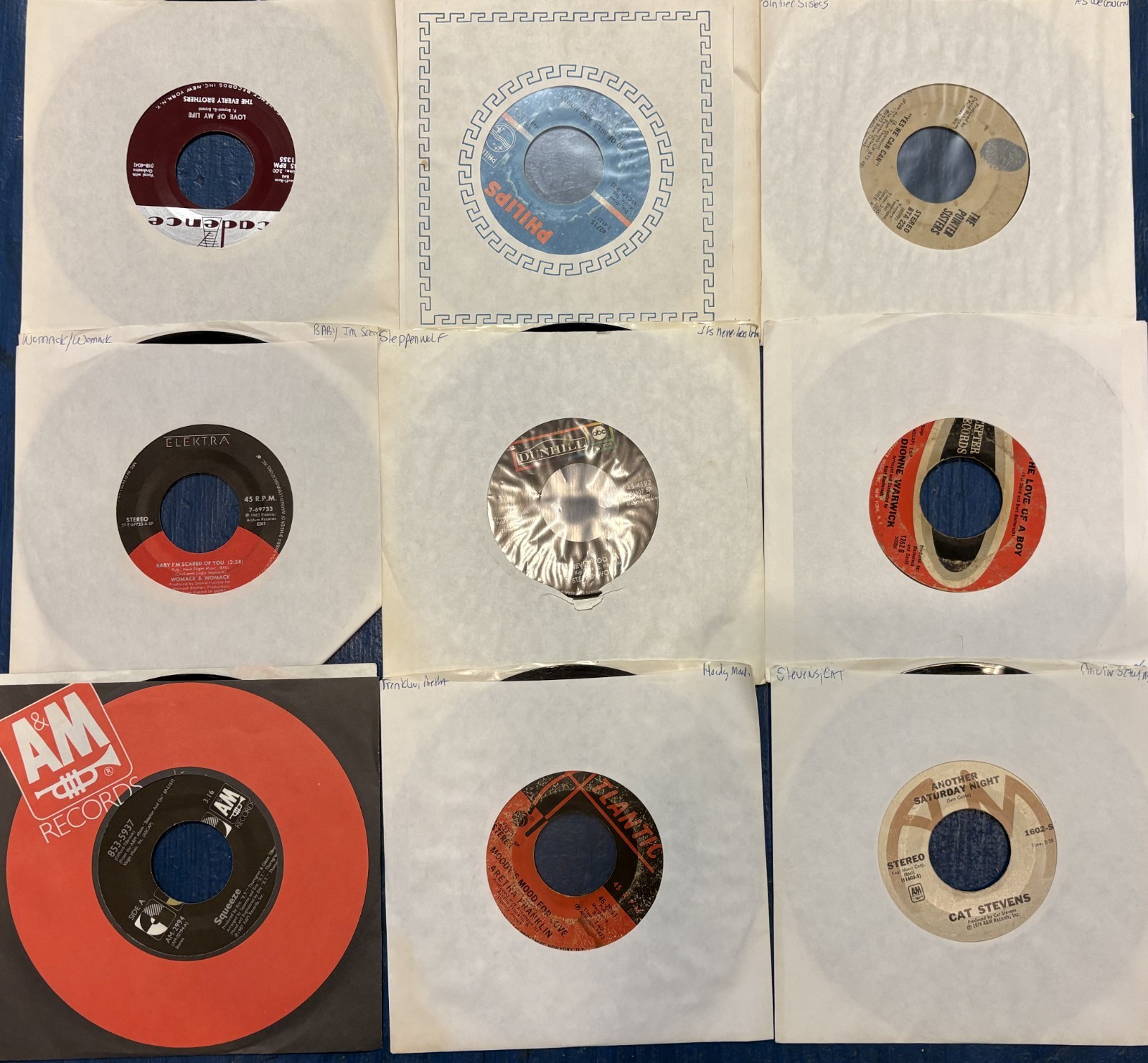 45 SPECIAL Bulk Lot Over 200 7” Vinyl SOUL POP ROCK MANY GENRES