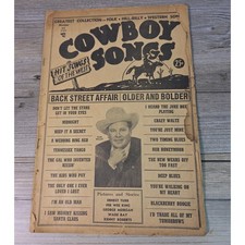 Vintage 1953 Cowboy Songs Magazine No 25 Country Western Hillbilly Music Lyrics picture