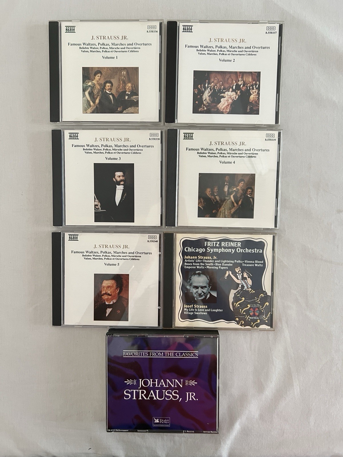CD Music - Classical - JOHANN STRAUSS JR. - 7 titles
