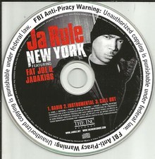 JA RULE w/ FAT JOE & JADAKISS New York w/ RADIO & INSTRUMENTAL PROMO CD Single picture