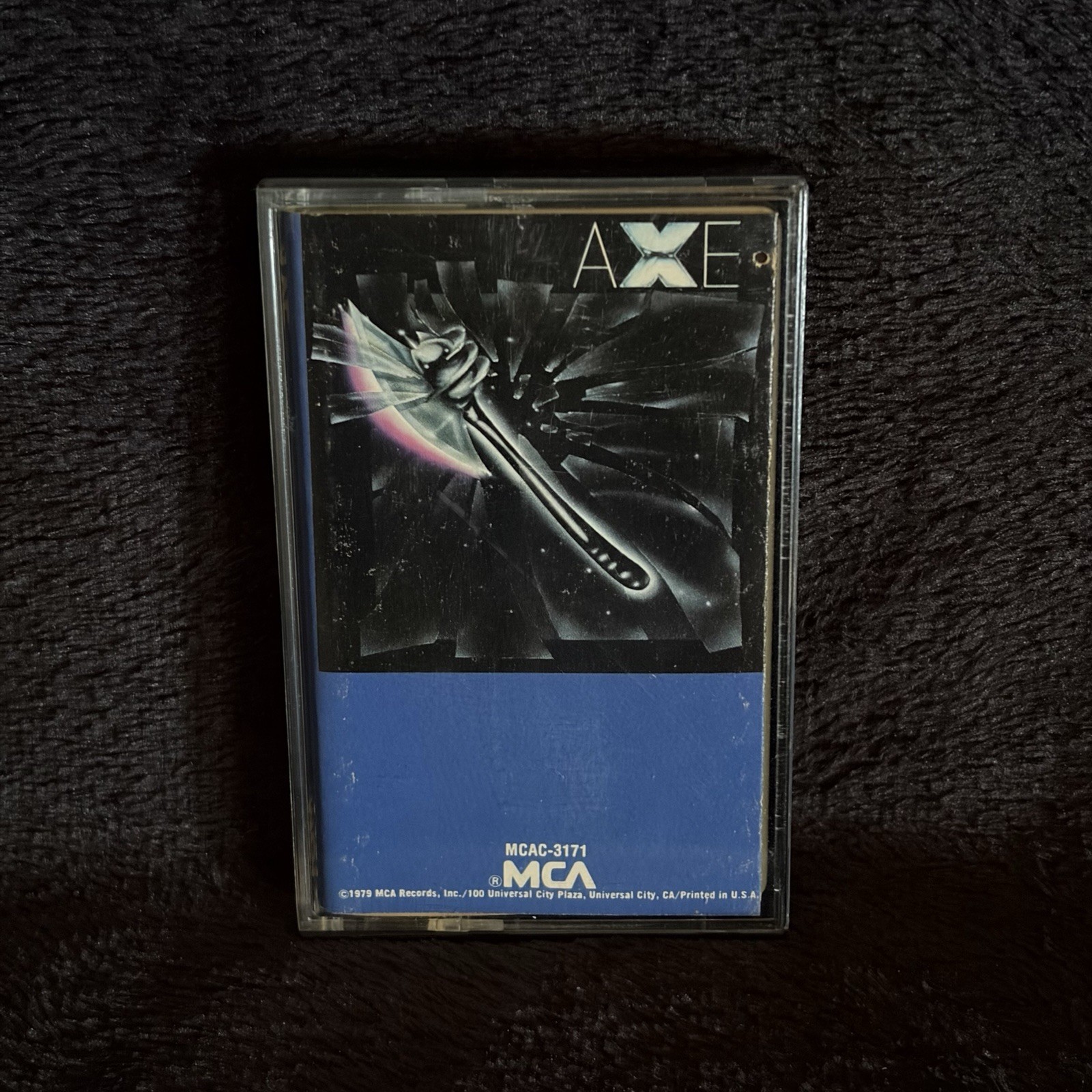 AXE: Self Titled Cassette Tape 1979 MCA / CURB records TESTED