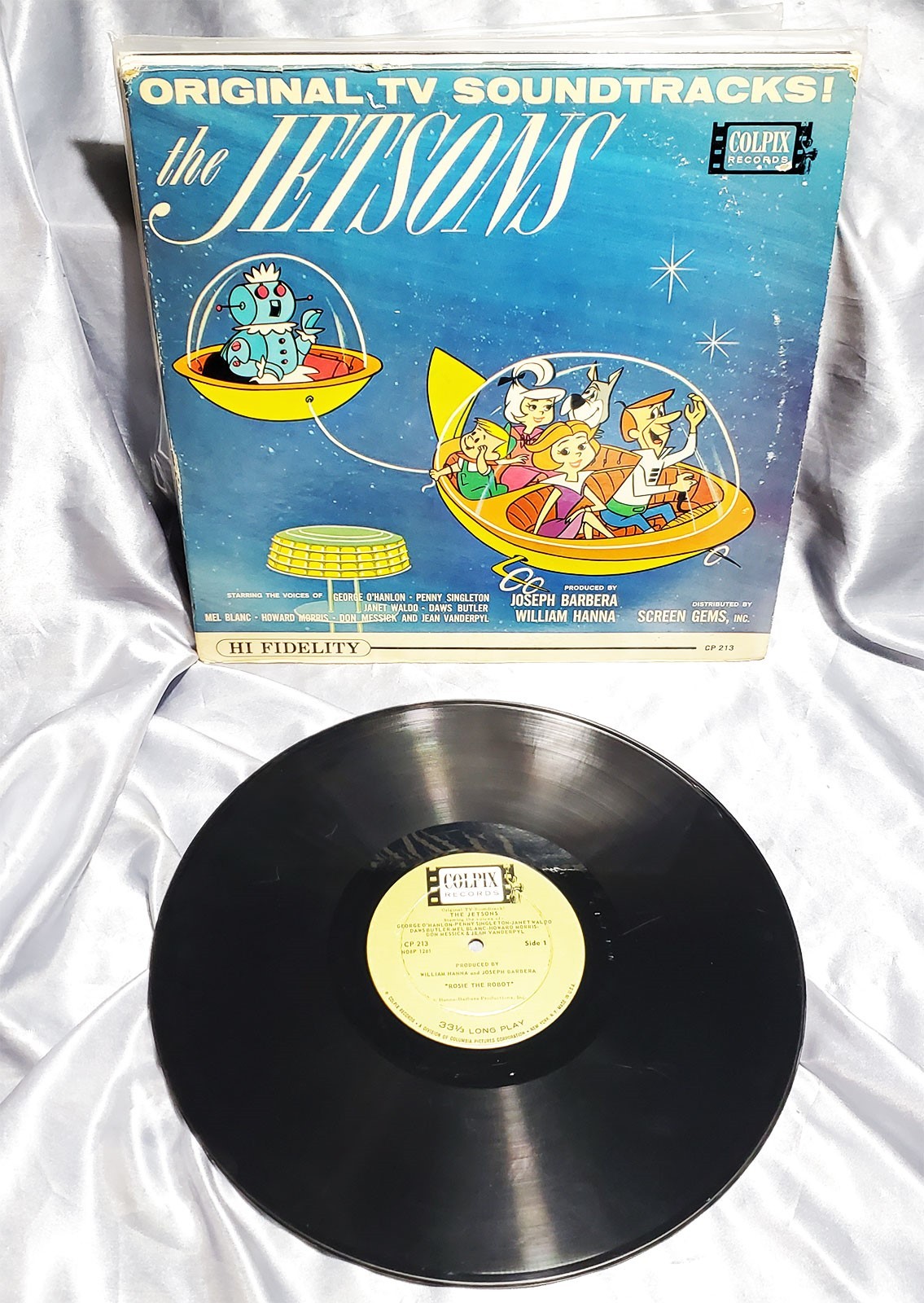 THE JETSONS - ORIGINAL TV SOUNDTRACKS VINYL RECORD - SEE DESCRIPTION Colpix 1969