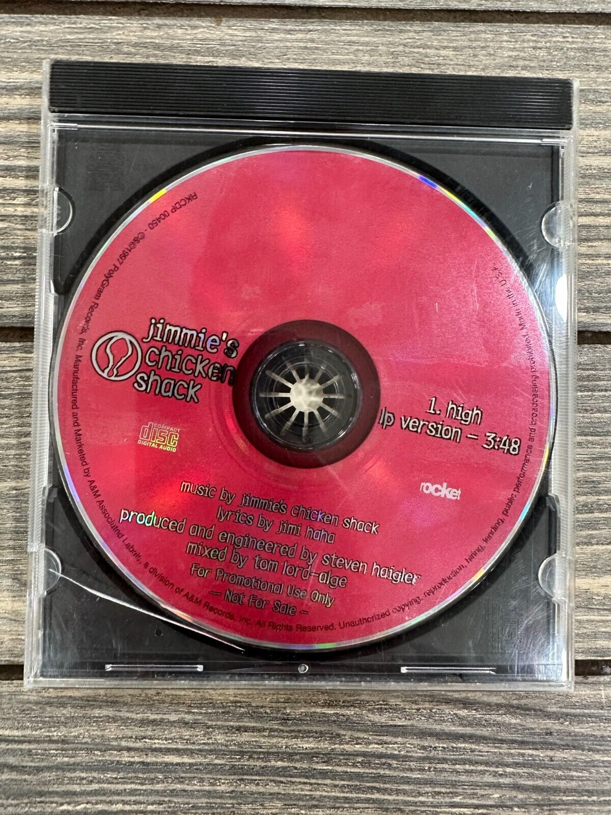 Vtg RARE Jimmie's Chicken Shack High LP Version Promo Jimi Haha CD 1997