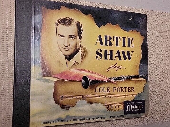 Vintage 1946 78rpm Album. Artie Shaw Plays Cole Porter. 4 Album Set. Untested.