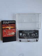 Vital Remains Let Us Pray Cassette Tape 1992 Deaf Records Grind Core Death Metal picture