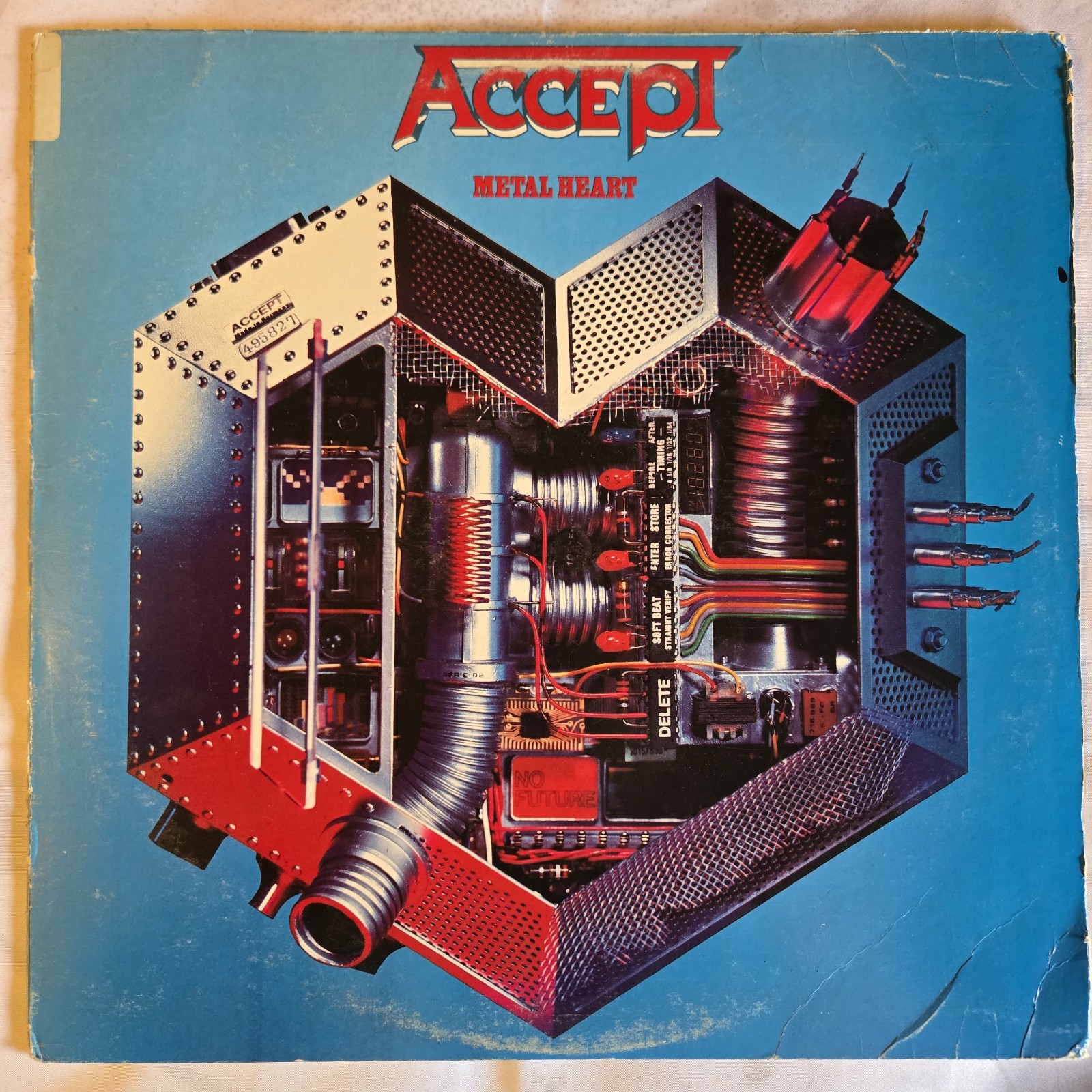 Accept Metal Heart LP Vintage 1985 Portrait 12\
