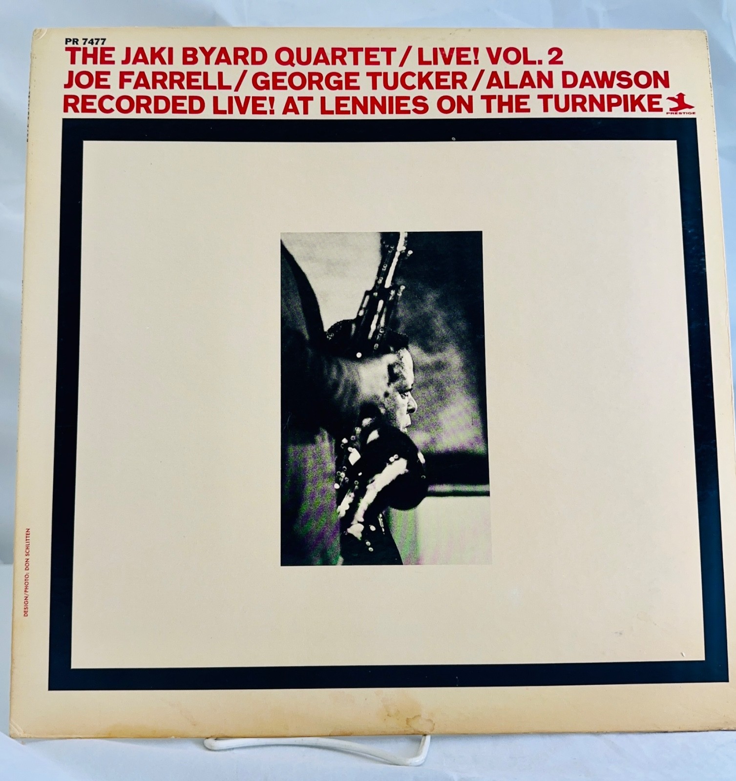 LP: The Jaki Byard Quartet ‎– Live Vol. 2, Prestige ‎PR 7477, 1967, Hard Bop