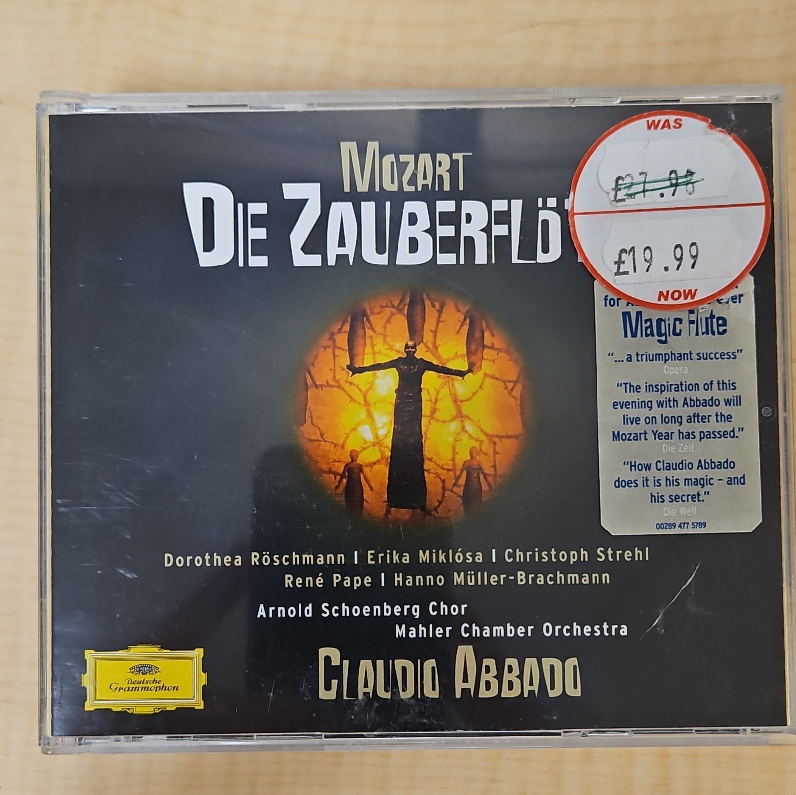 Mozart: Die Zauberflöte 2 CD - Claudio Abbado Deutsche Grammophon 2006
