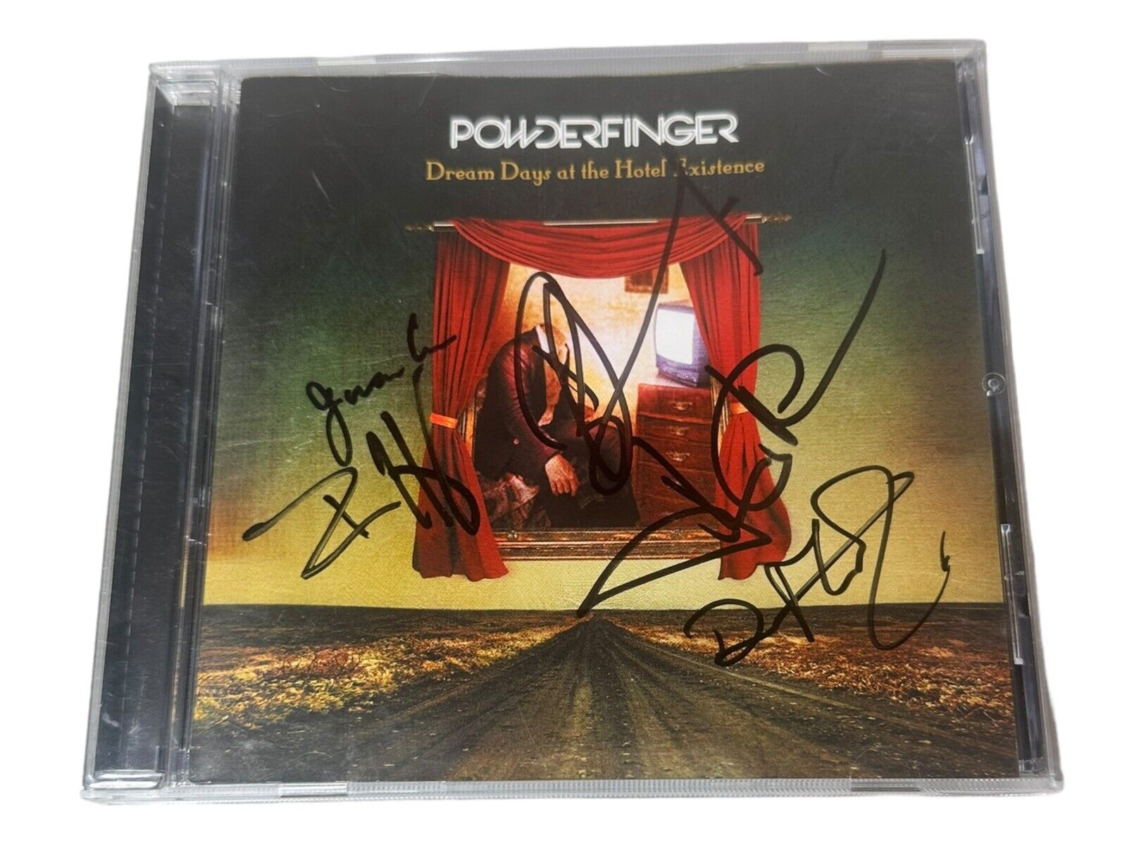 Hand Signed By Band Powderfinger Dream Days At The Hotel Existence 2007 CD NM CD