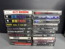 Heavy Metal/ Hard Rock Cassette Lot Of 20 - Anthrax, Ozzy, & More - All Tested picture