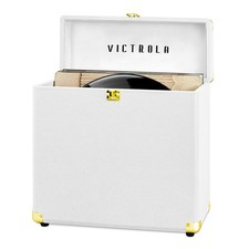Victrola Collector Record Storage Case - White - Factory Direct picture