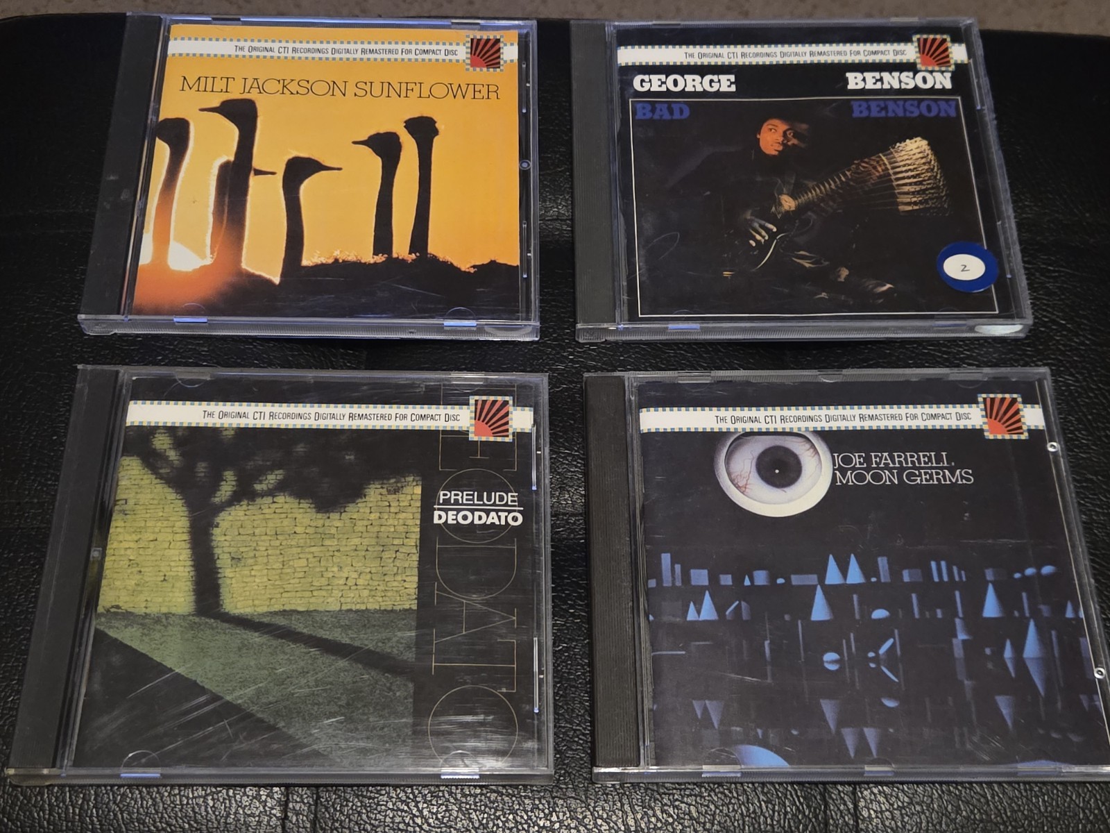 CTI Jazz 4 CD LOT Used. Bad Benson Milt Jackson Joe Farrell Deodato 