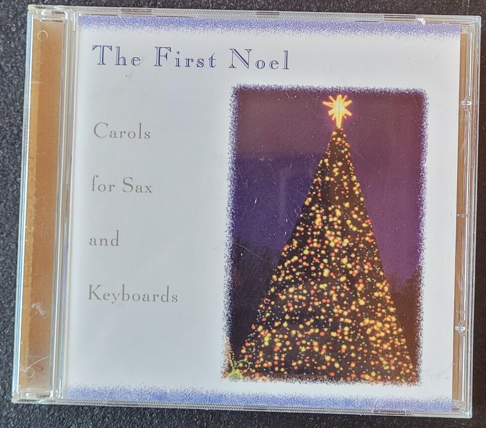 Vtg Music CDs The First Noel Christmas Carols for Sax and Keyboards 1998