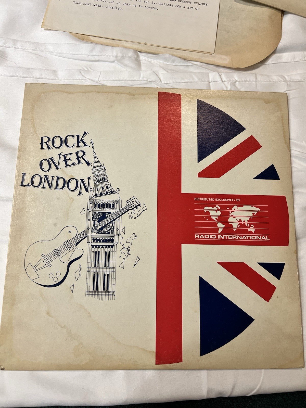 Rock Over London 243 Roger Daltrey Interview Clash Arcadia 1985 Radio Promo LP