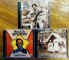 Blues 3CD Lot Blind Willie McTell/Charlie Patton/Harmonica Masters YaZaoo Record picture