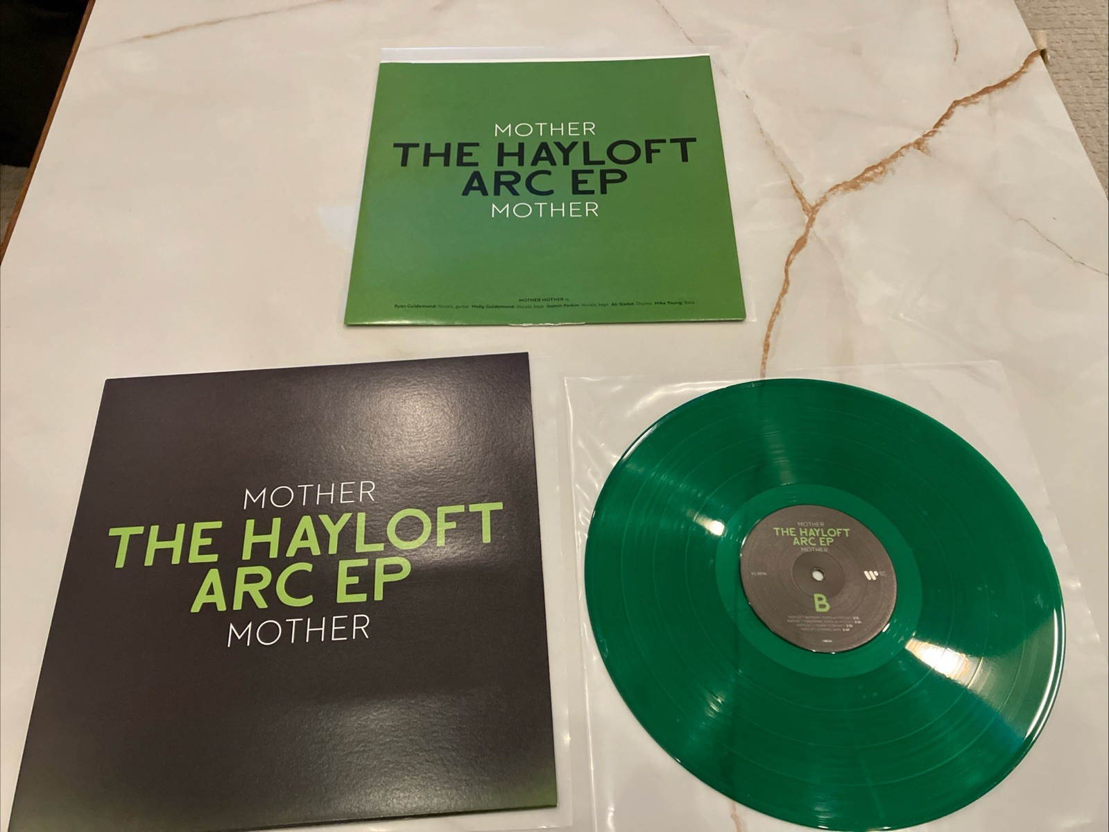 MOTHER MOTHER-THE HAYLOFT ARC EP VINYL LP RECORD GREEN
