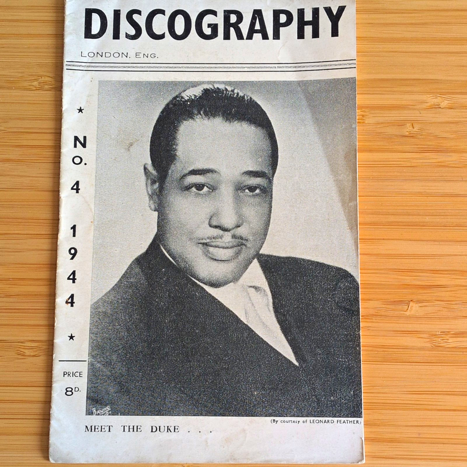 Discography No.4 1944 — Wartime UK Jazz Magazine — Duke Ellington, Bunk Johnson